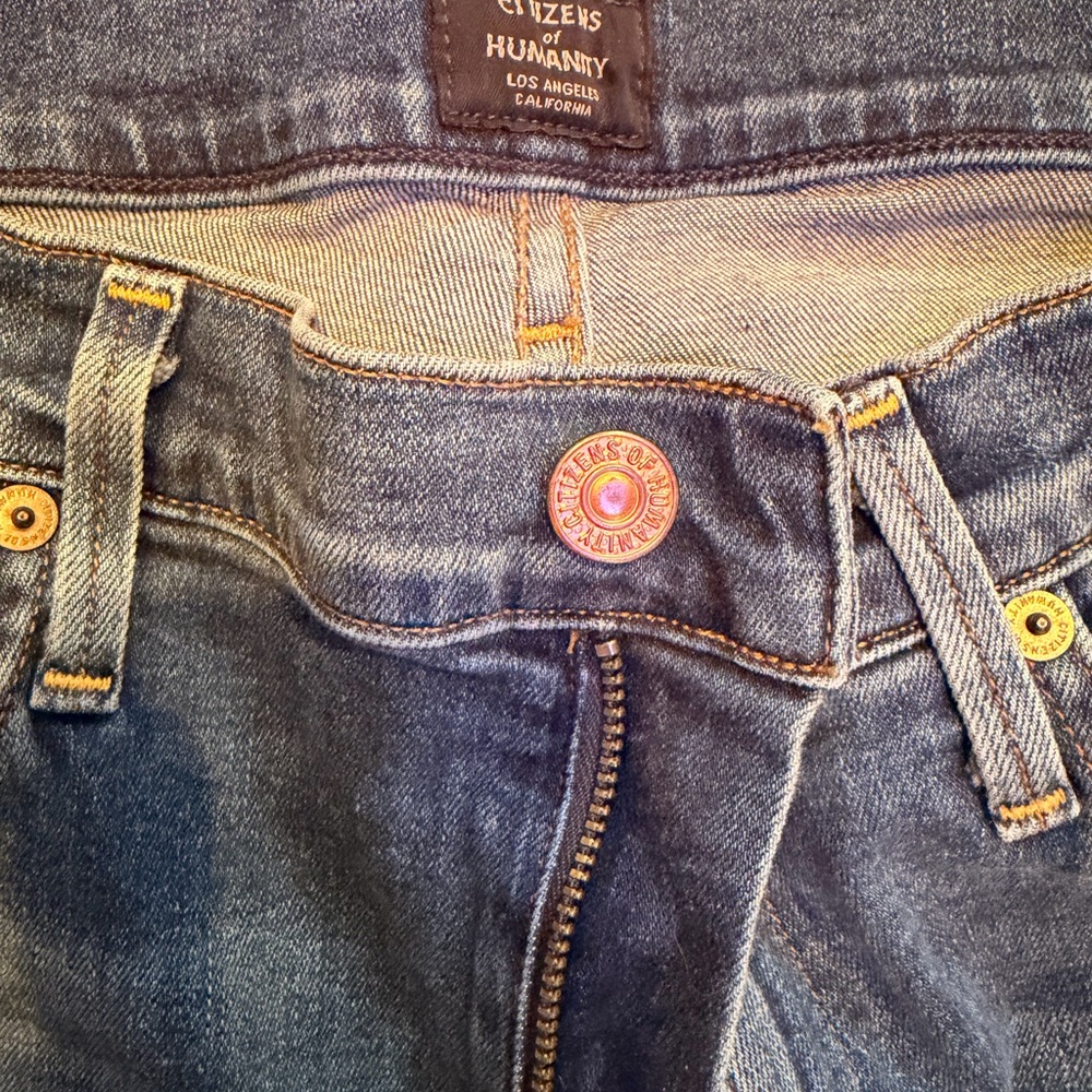 Citizens Of Humanity Light Blue Skinny Cropped Jeans - Picture 3 of 6